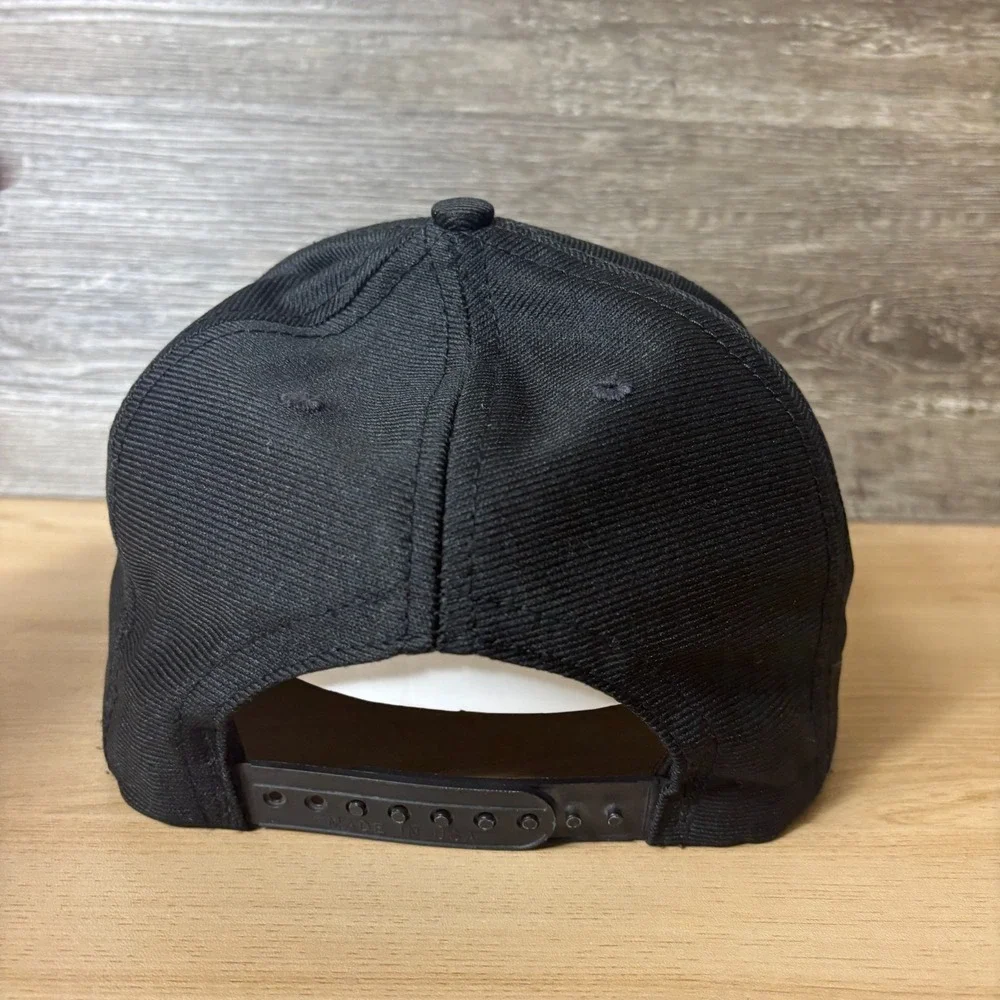 Vintage POW MIA Hat Cap Snap Back Black Trucker Adjustable